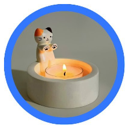 Cute Cat Candle