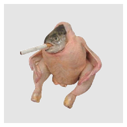 Smoking Chicken Fish